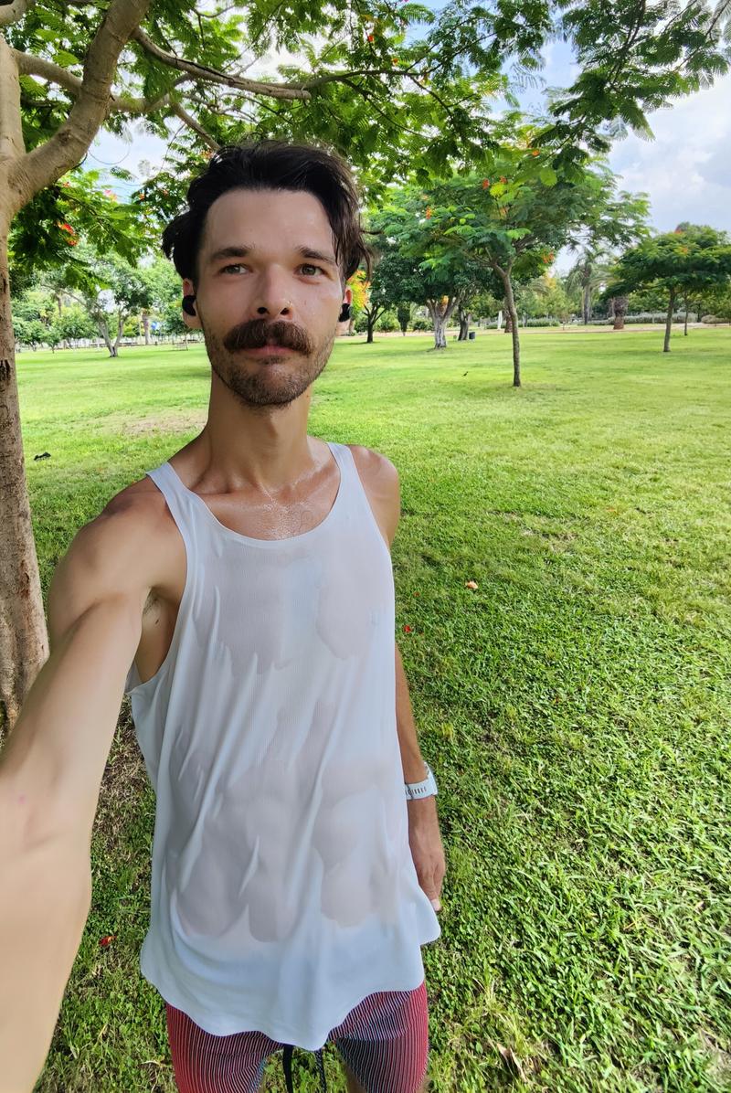 half wet shirt